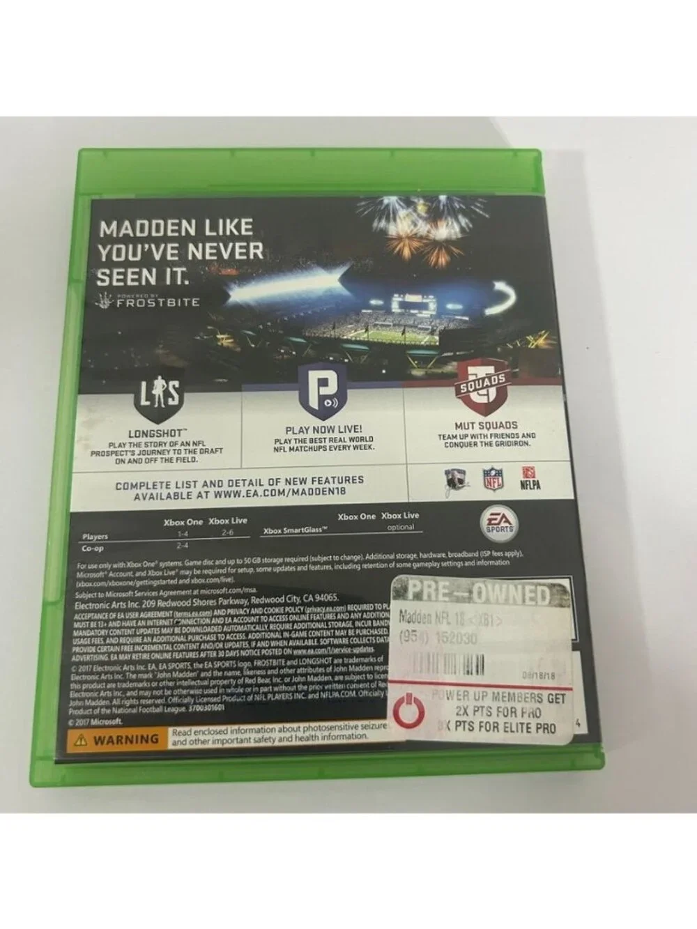Xbox One Madden Lot of 3 NFL 19 + 18 + 17 Deluxe Edition Video Game Complete